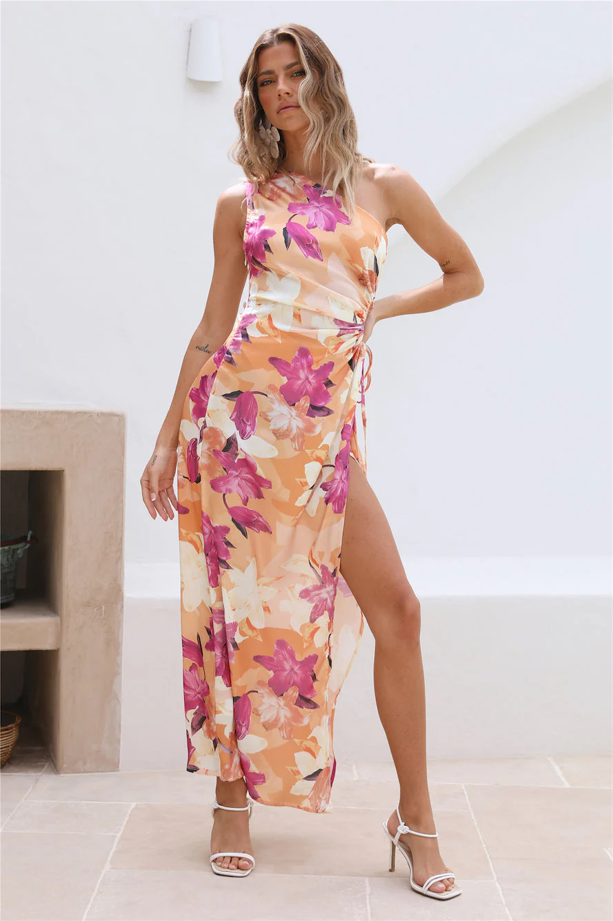 Dahlia Maxi Dress Orange