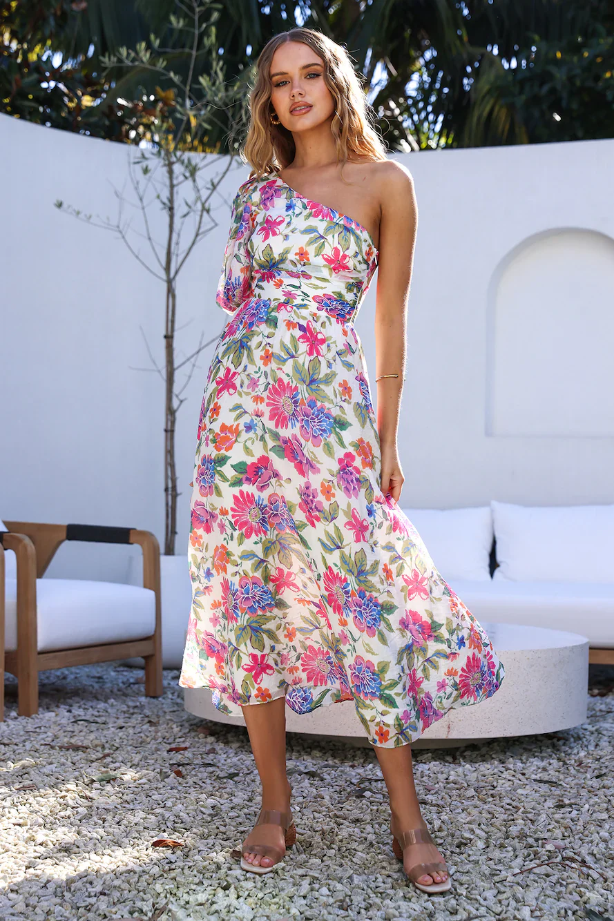 See You There Midi Dress Pink