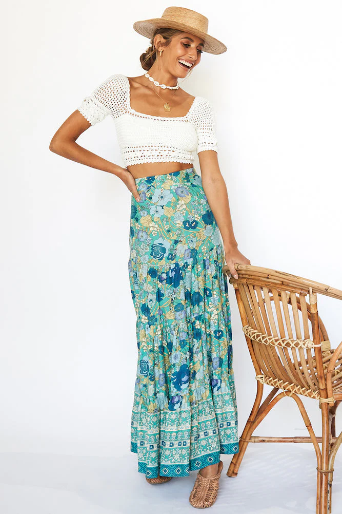 Arty Wonderland Maxi Skirt