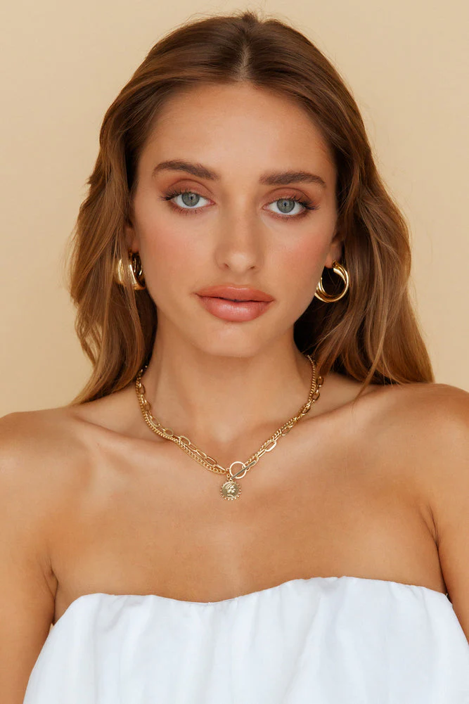 Together Forever Earrings Gold