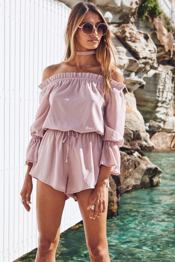 Donatella Playsuit Blush