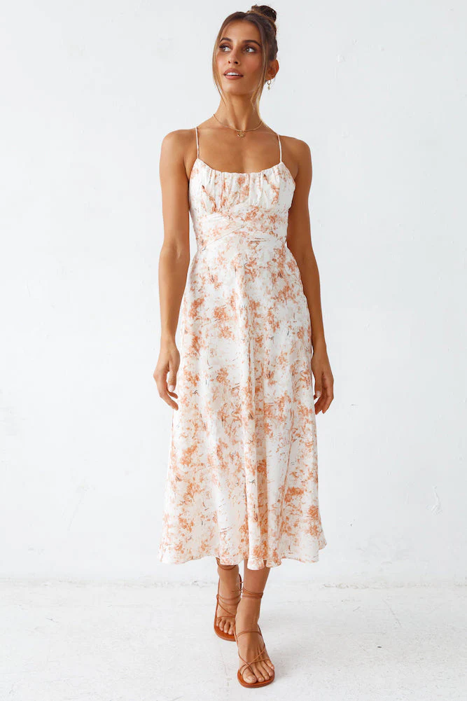 Cinnamon Skies Maxi Dress