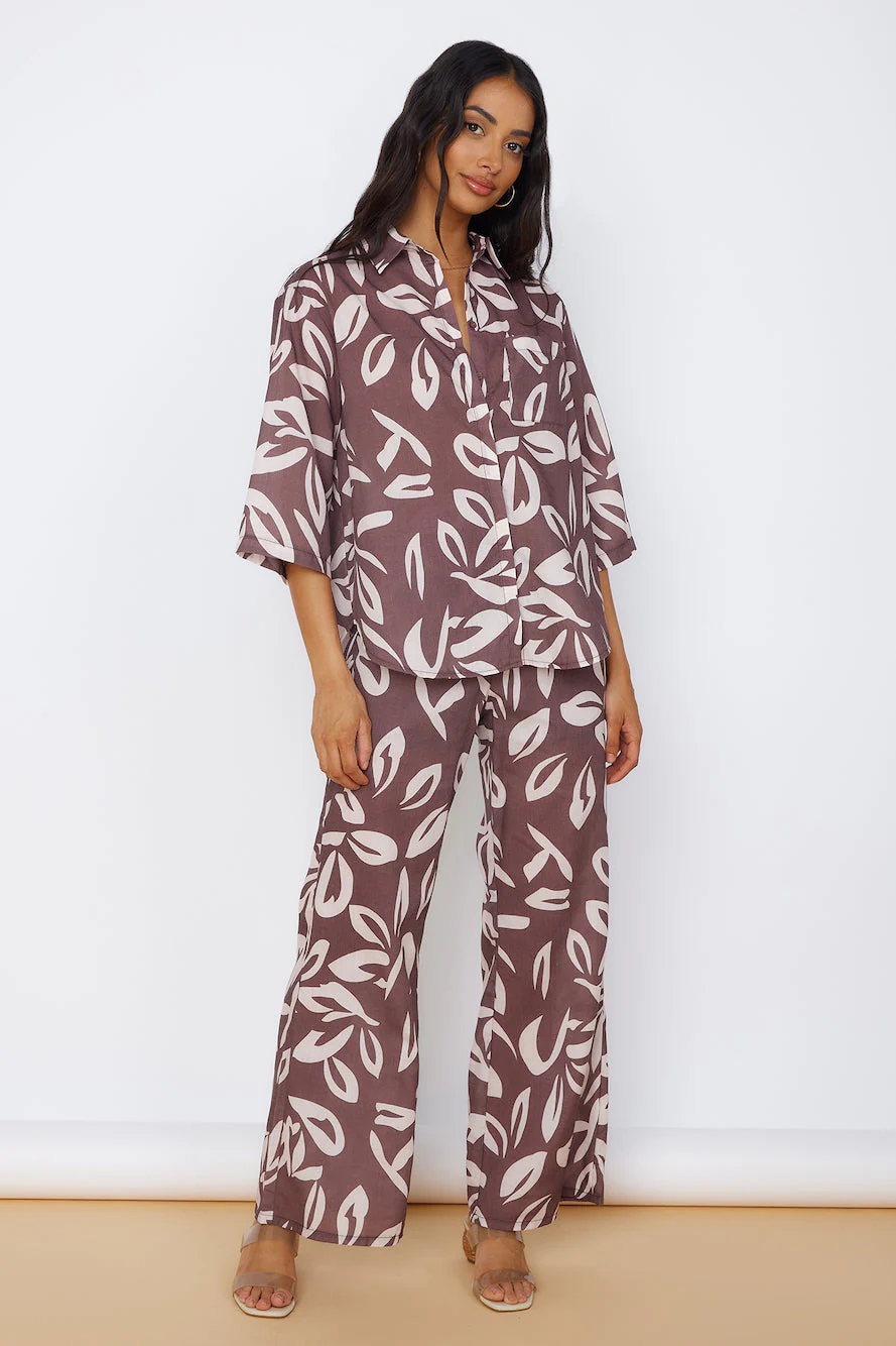 Midnight Enchantment Top Brown
