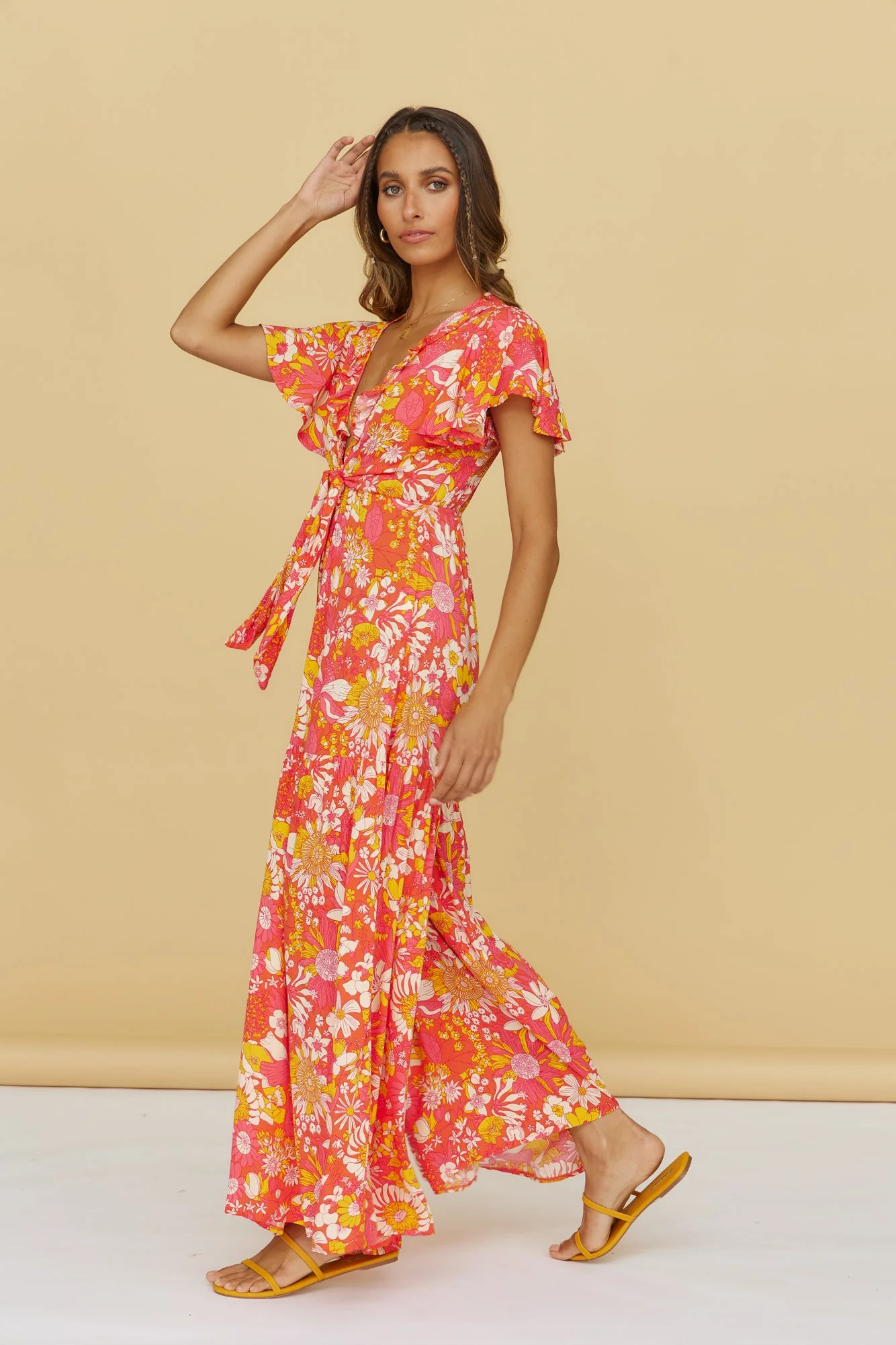From Eve Jumpsuit Orange