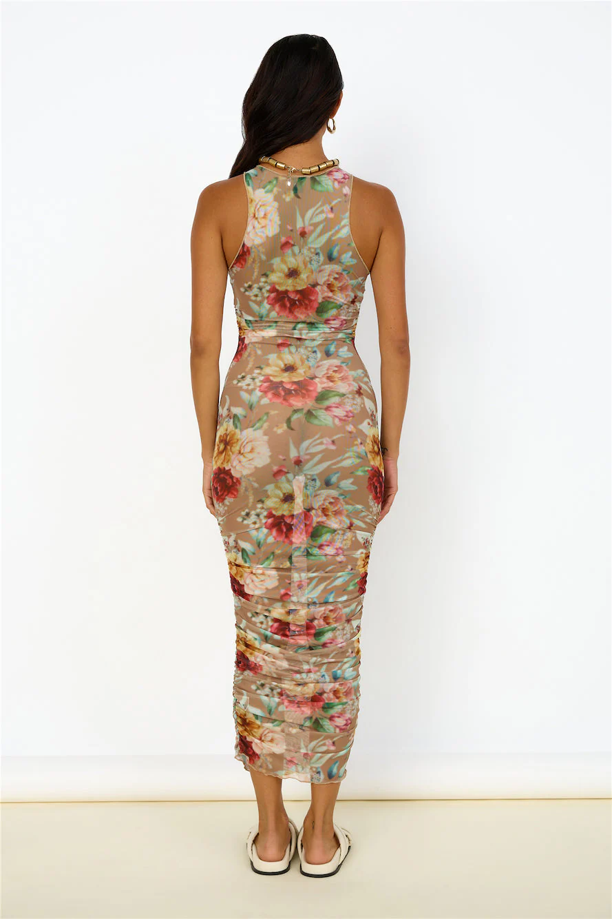 SNDYS Palmas Midi Dress Floral