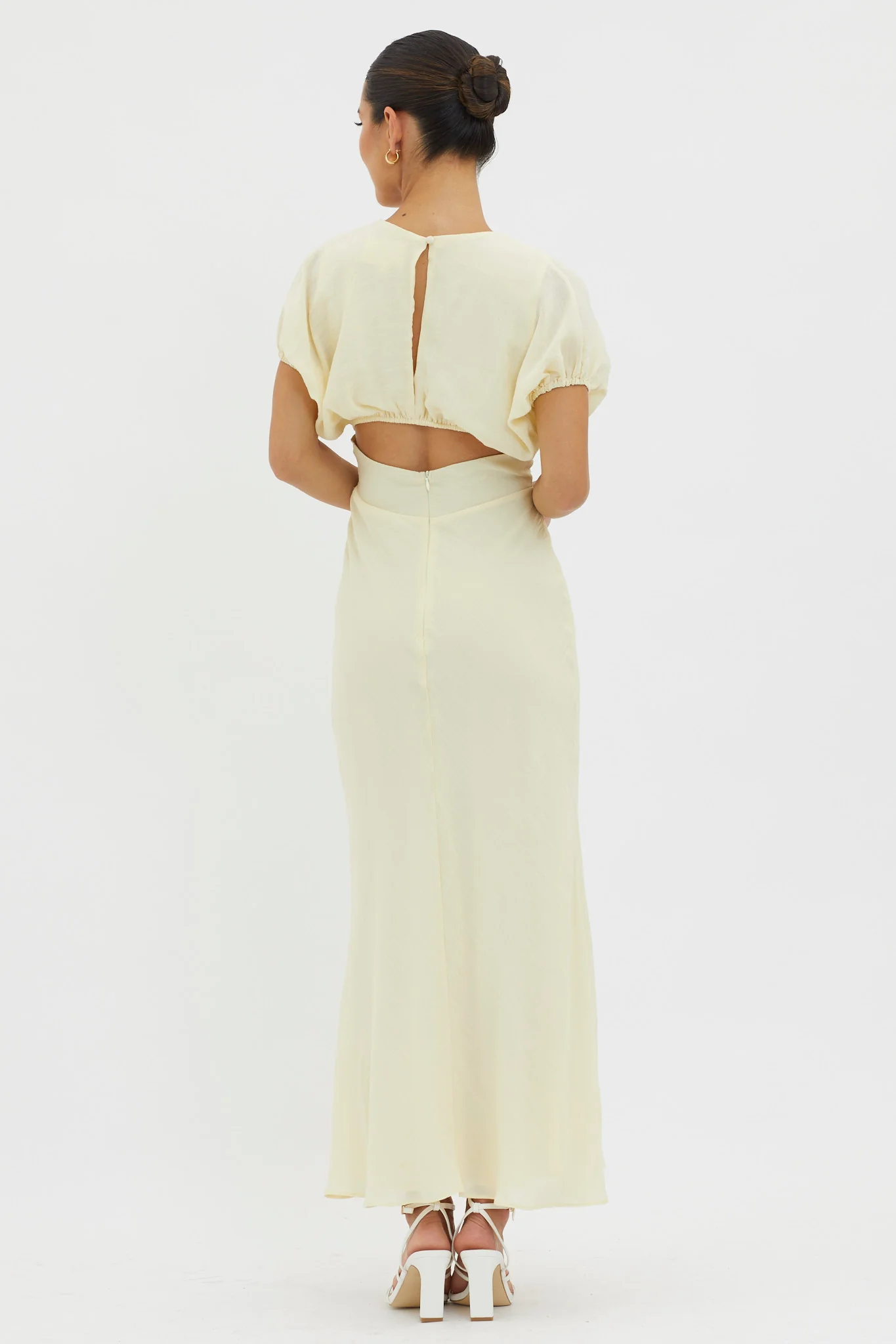 Dare To Live V-Neck Maxi Dress Butter