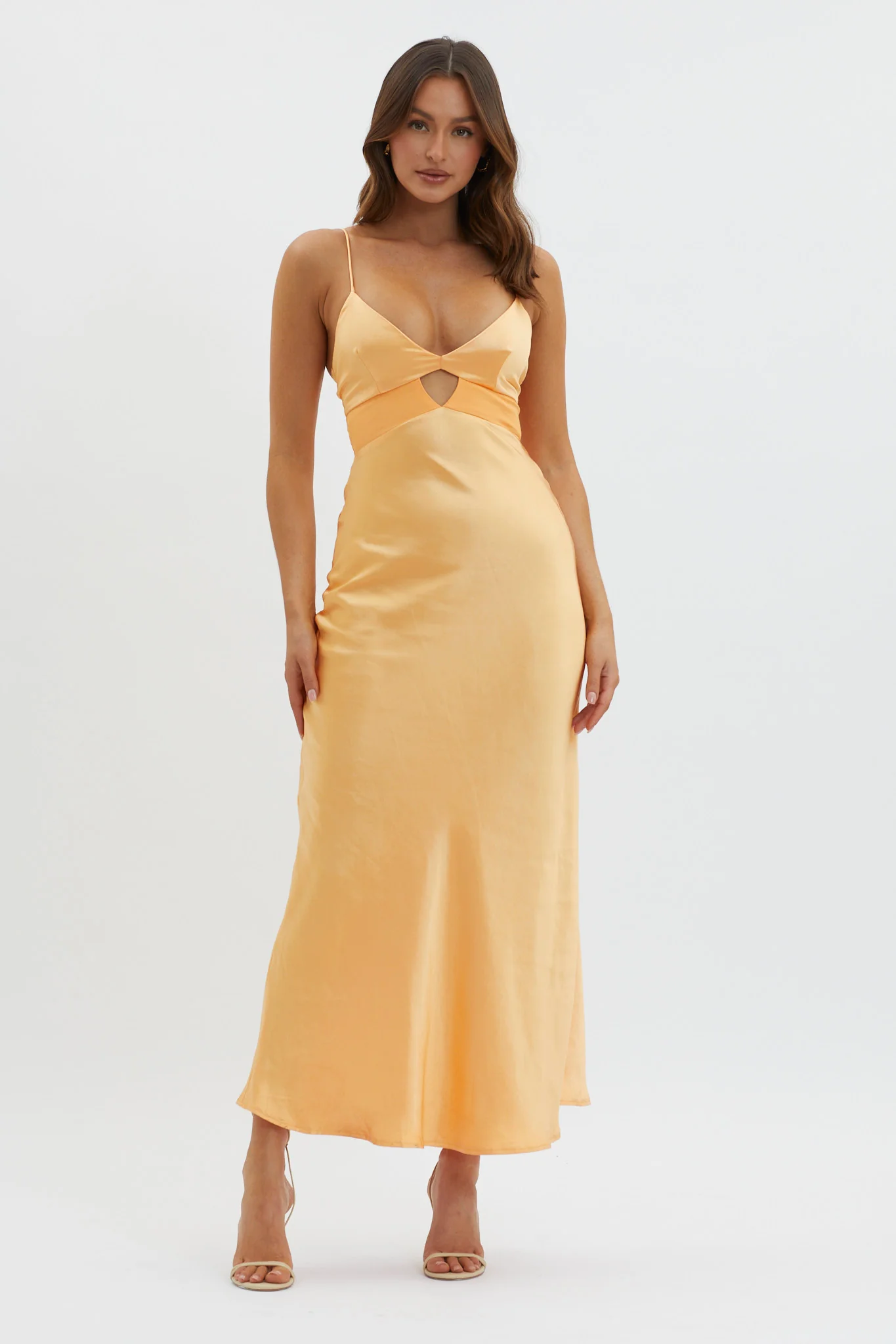 Eternal Sun Keyhole Bust Maxi Dress Mango