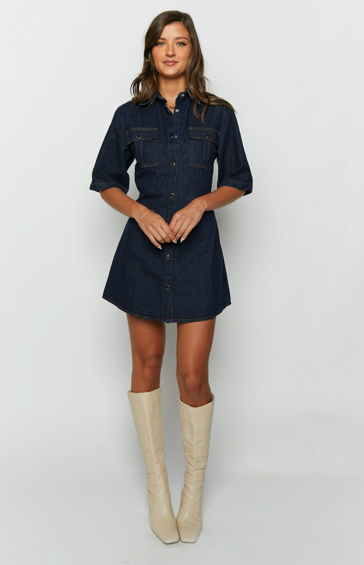 Xena Denim Mini Dress