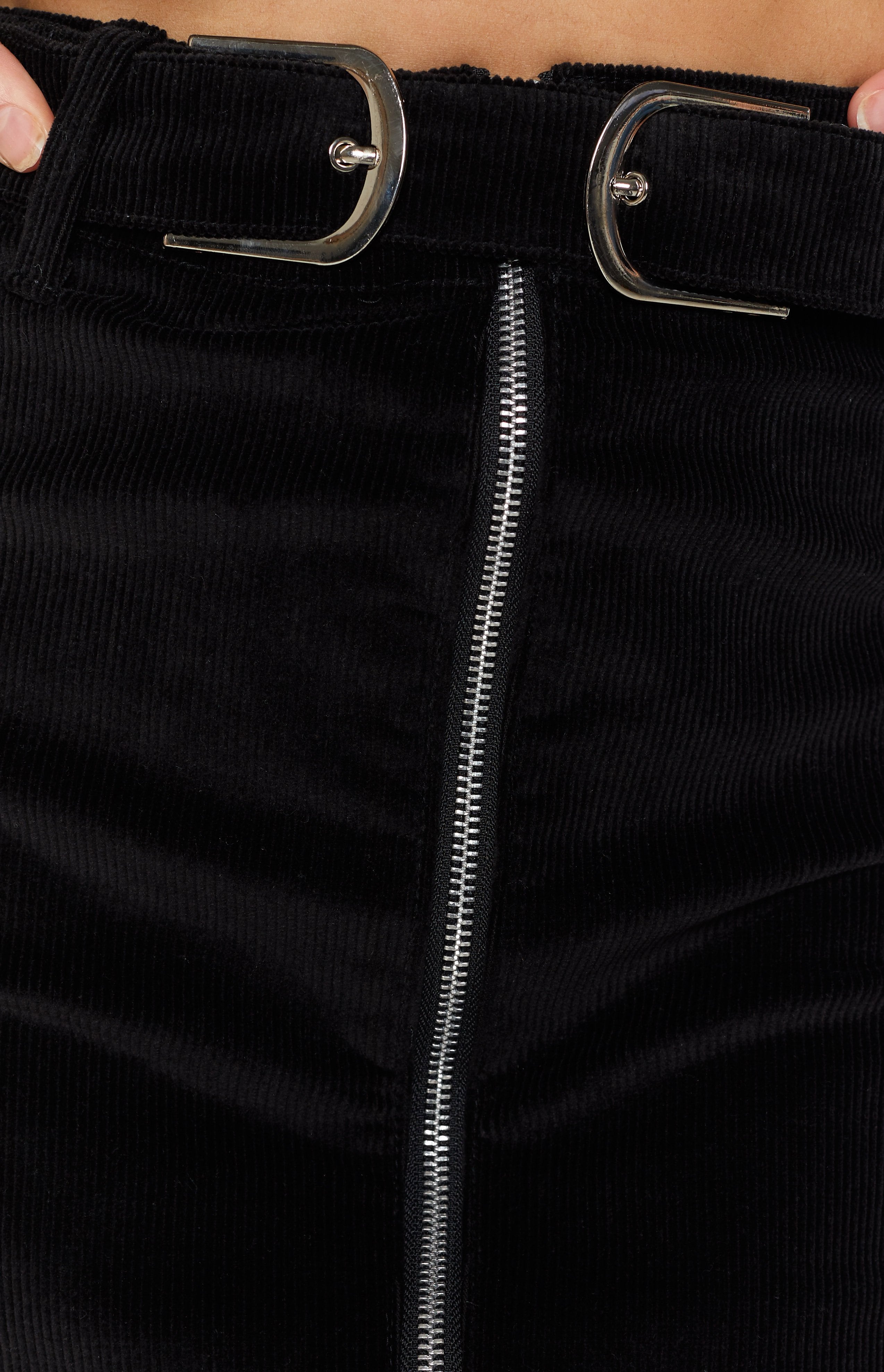 Miss Fine Skirt Black Corduroy