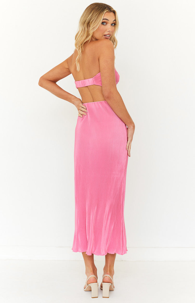 Ira Pink Midi Skirt