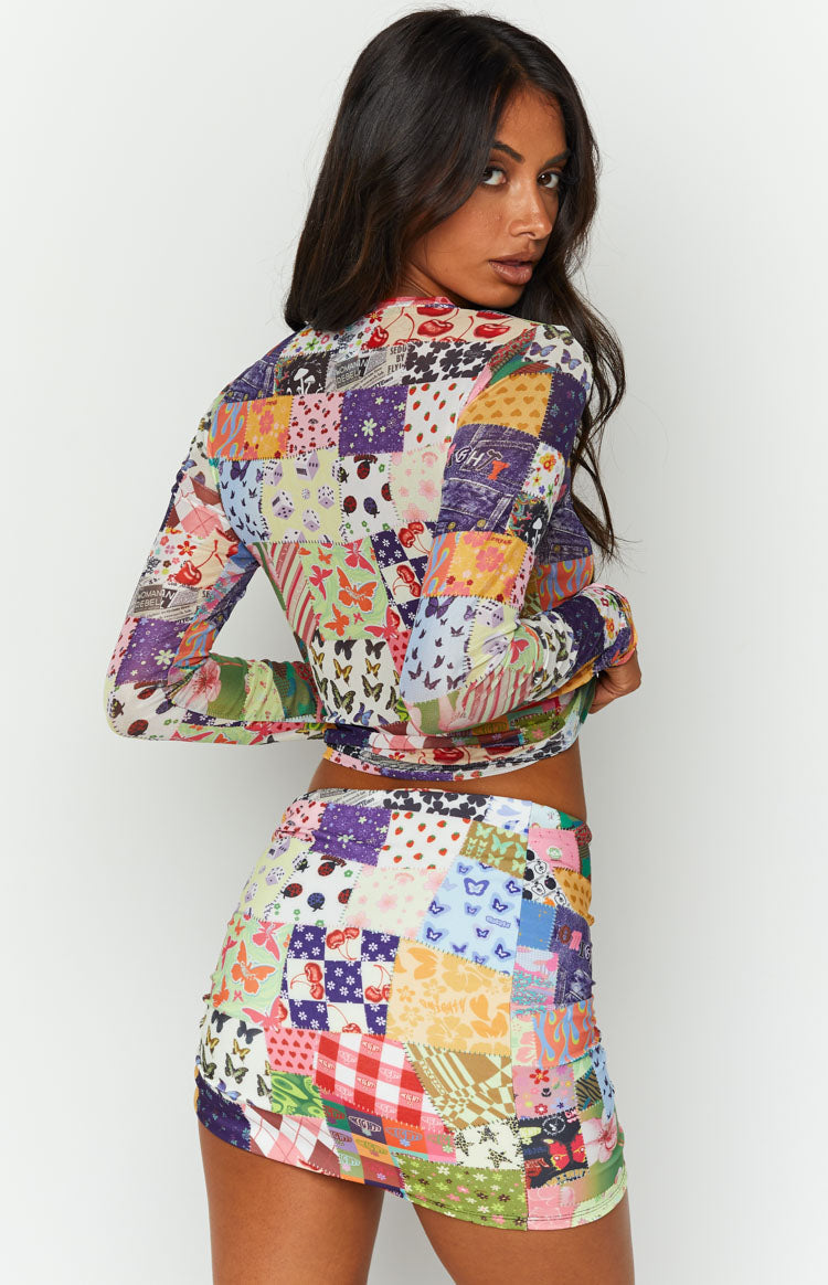 OMIGHTY OG Patchwork Mini Skirt