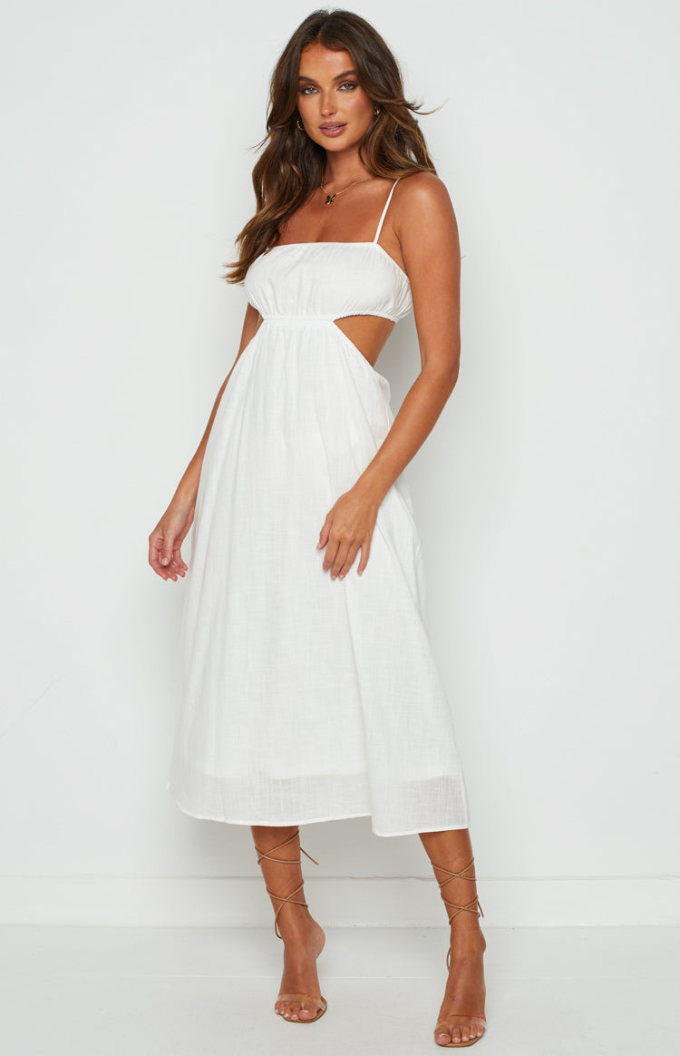 Iver Cut Out Dress White