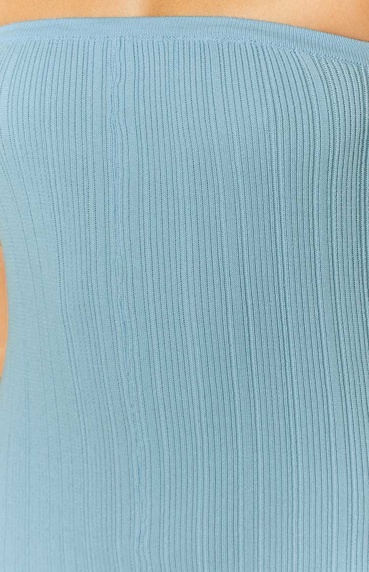 Allie Blue Bandeau Maxi Dress