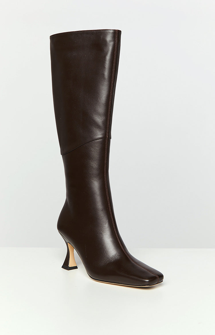 Tony Bianco Fantasy Chocolate Nappa Calf Boots