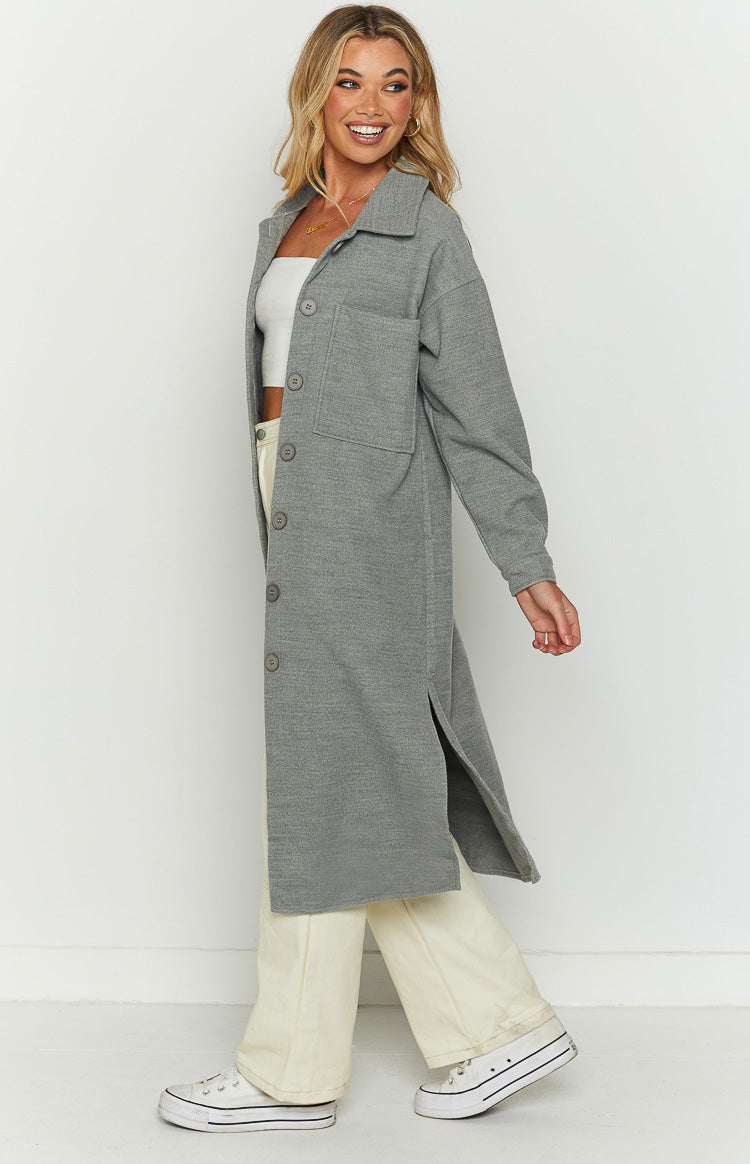 Cullen Grey Longline Shacket