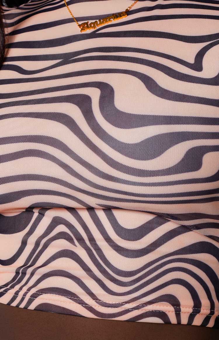 Rosalie Beige Crop Top