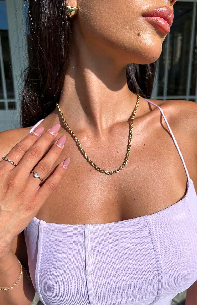Florence Rope Chain Gold Necklace