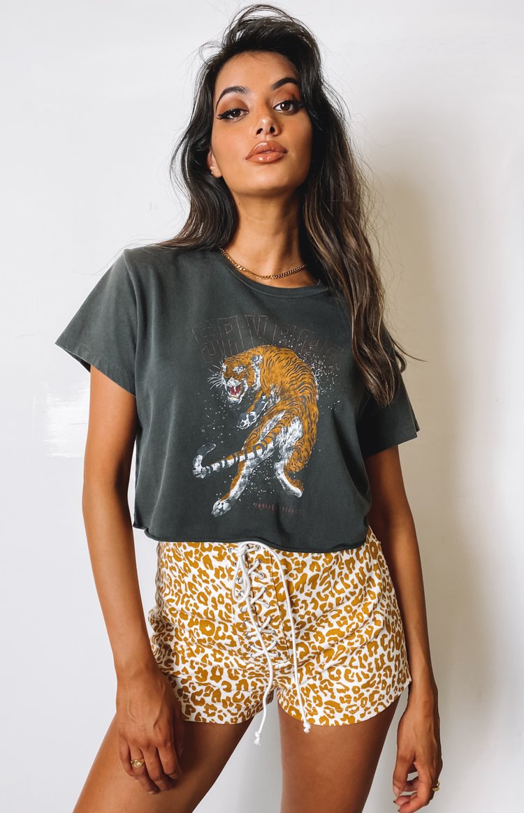 Schools Out Shorts Leopard