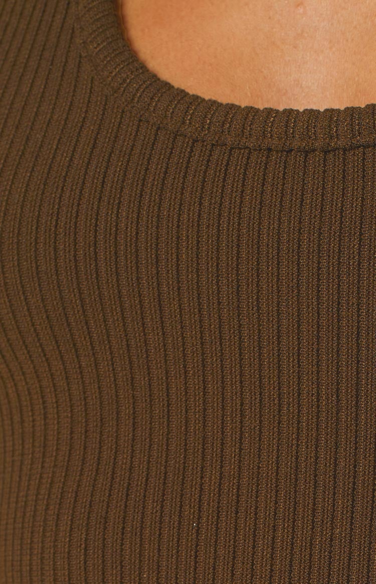 West Coast Rib Tank Top Chocolate