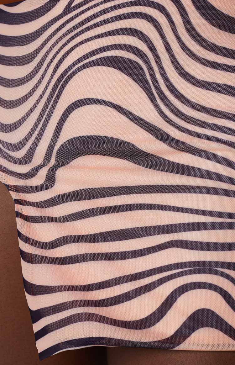 Rosalie Beige Mini Skirt