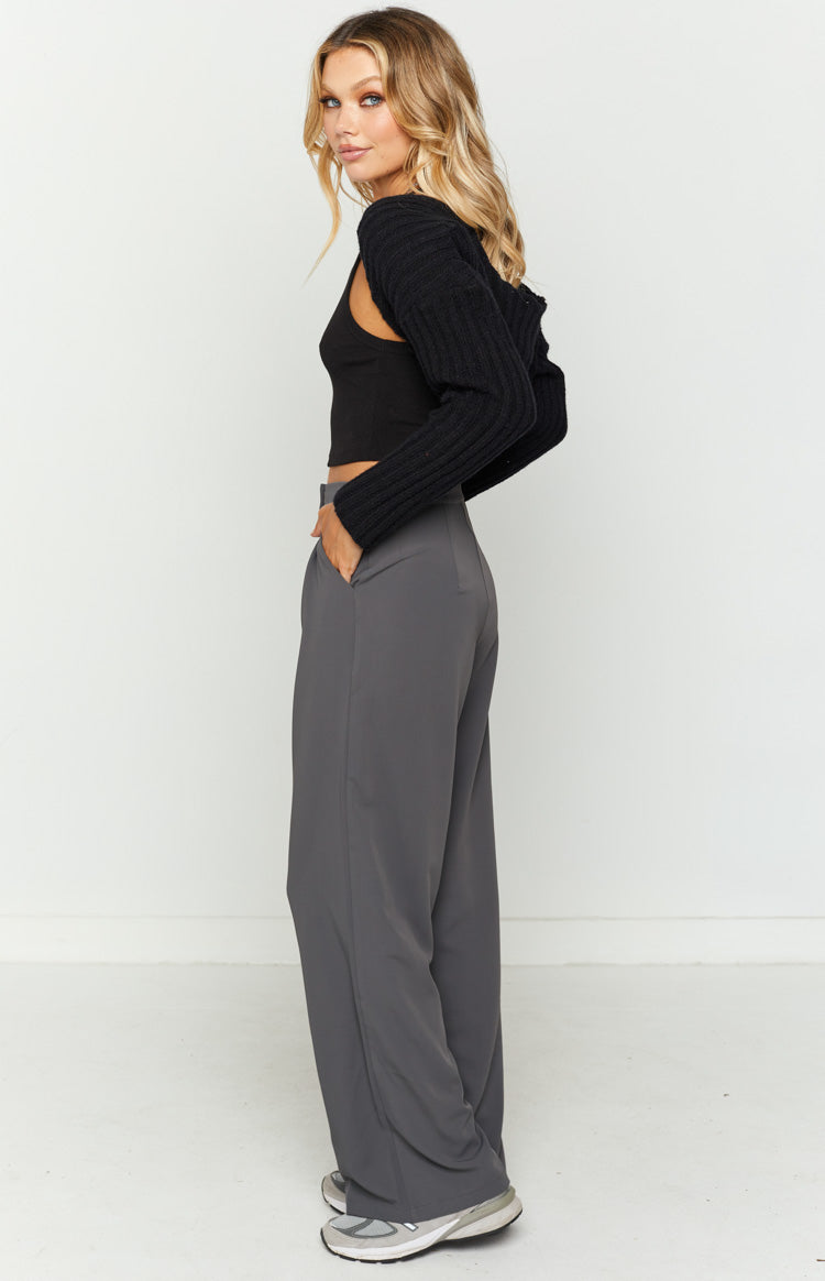 Seneca Slate High Waisted Pants