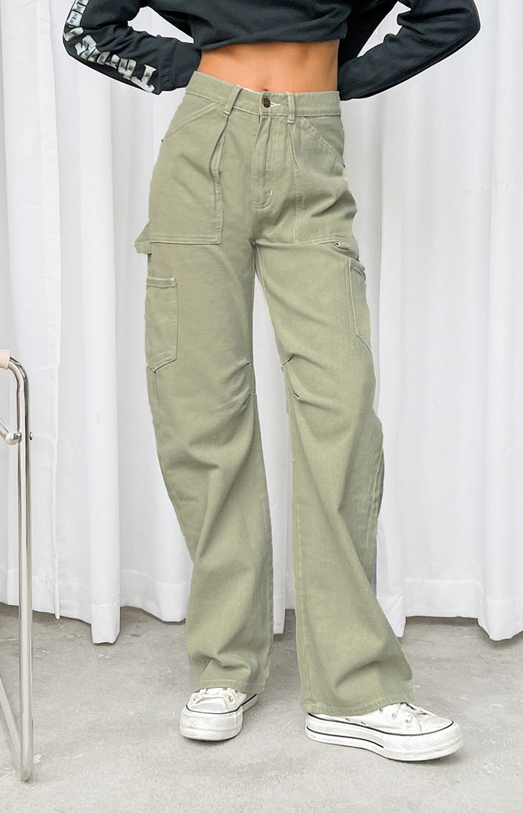 Lioness Miami Vice Light Khaki Pants