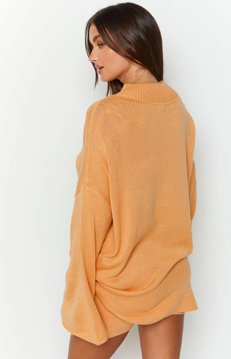 SNDYS Seeker Mango Knit Top