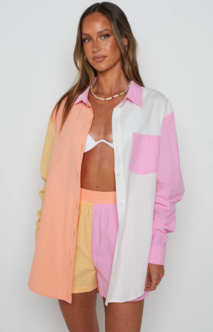 Paradise Palms Orange Multi Shirt