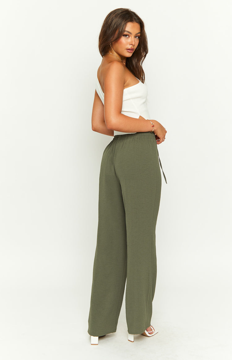 Radley Khaki Waist Tie Pants