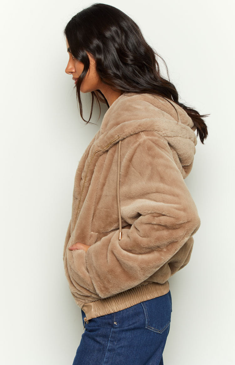 Cosy Days Beige Teddy Jacket