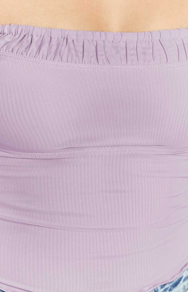 Felix Purple Mesh Cami Top