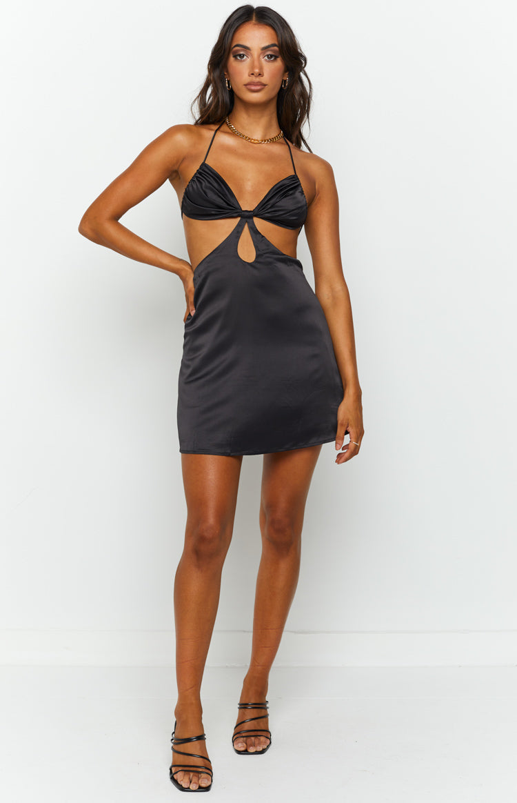Fierra Black Mini Dress
