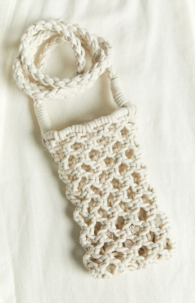 Lex Cream Crossbody Phone Bag