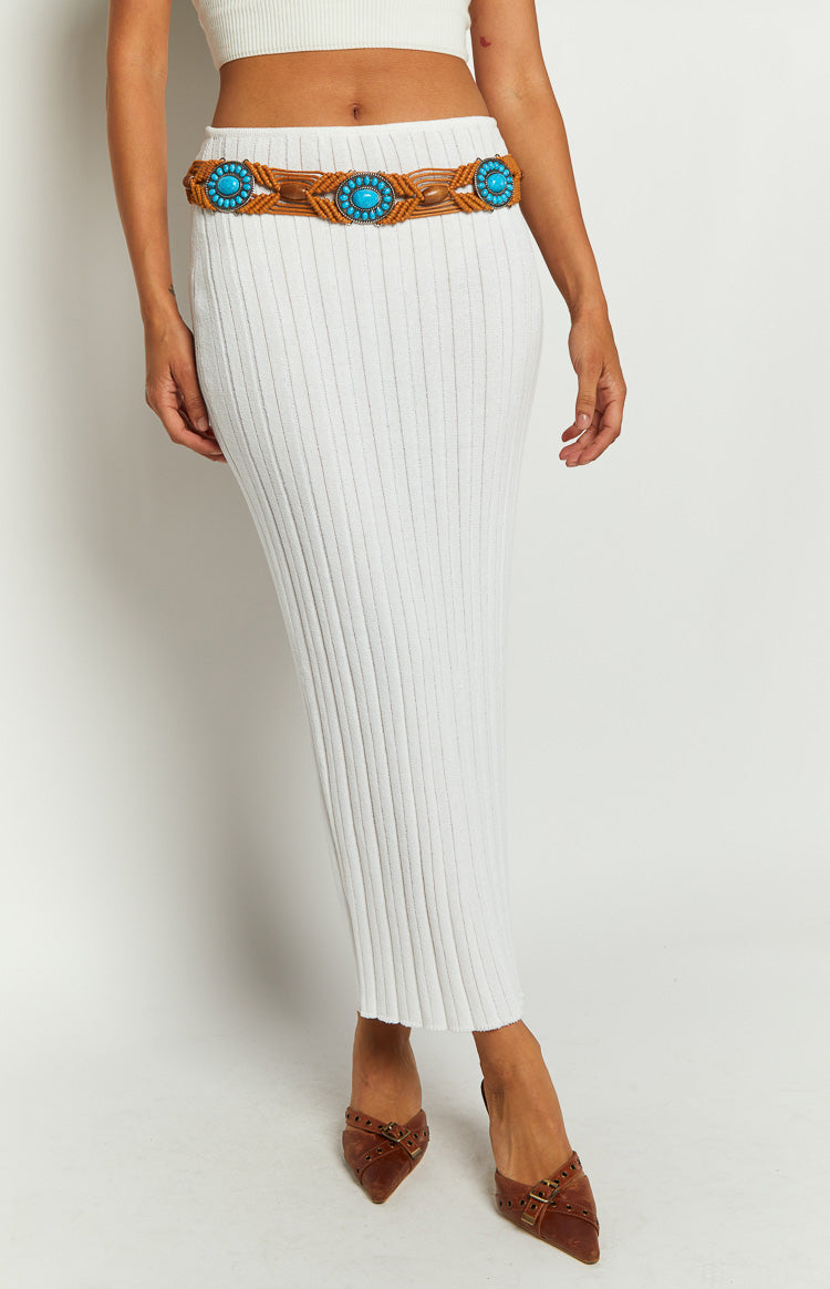 Bonnie Brown Braided Belt