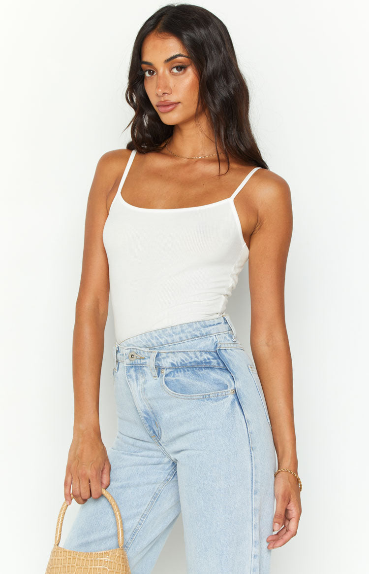 Dahla White Bodysuit