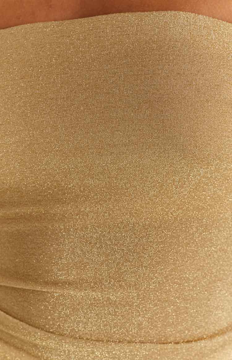 Lessie Gold Bandeau Top