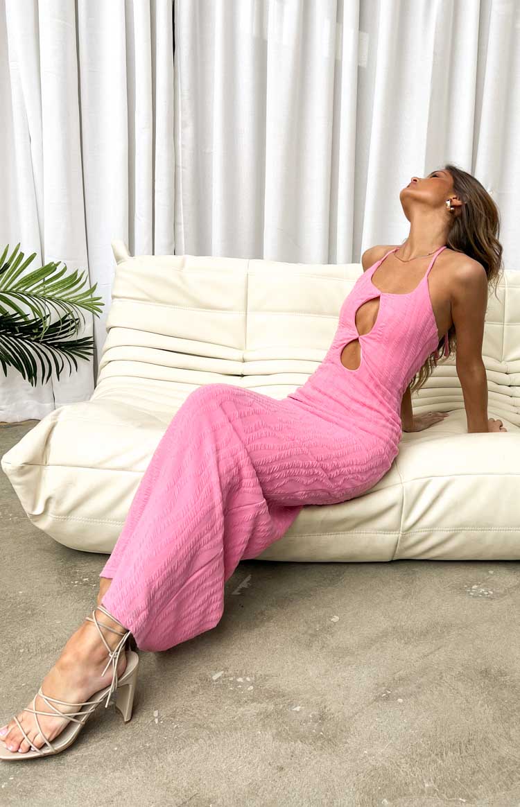 Mandy Pink Maxi Dress
