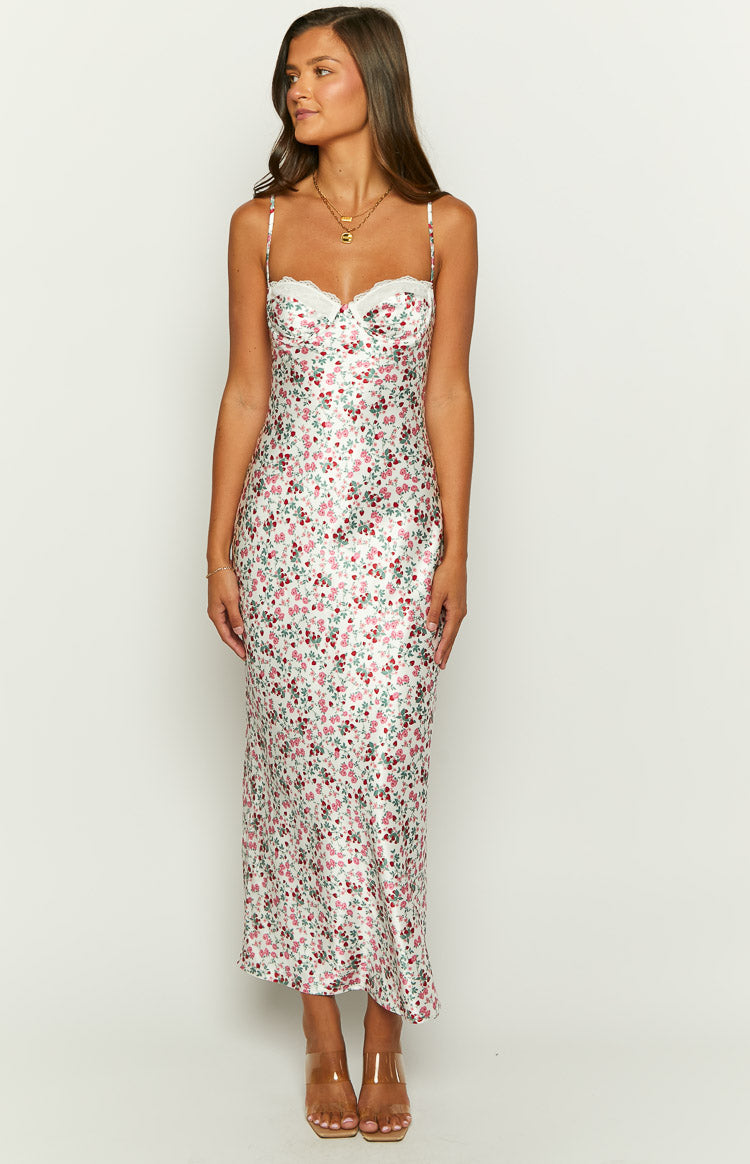 Scarlette White Floral Maxi Dress
