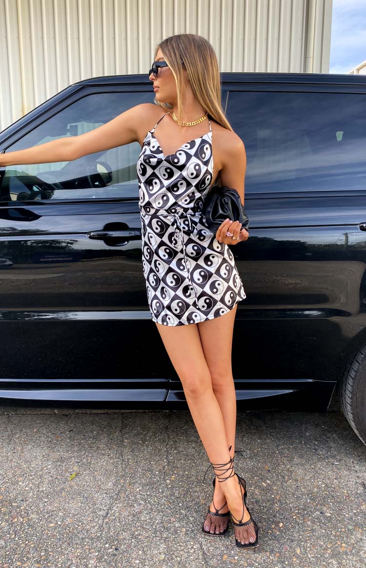 Your LA Catch Dress Yin Yang Print