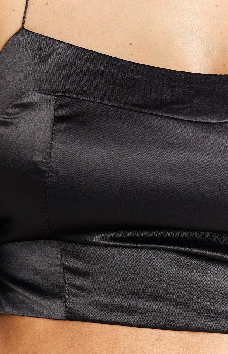 Martine Crop Top Black