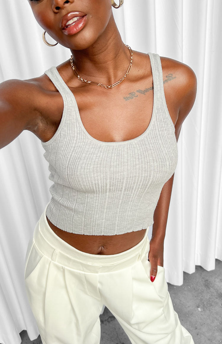 Millicent Graphite Tank Top