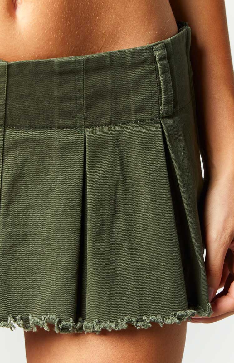 Lioness Allure 90's Khaki Mini Skirt