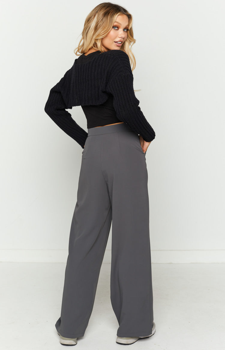 Seneca Slate High Waisted Pants