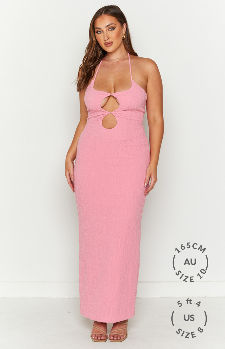 Mandy Pink Maxi Dress