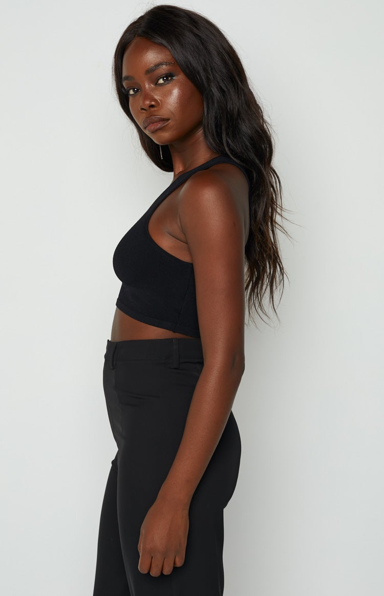 Elekta Black Crop Top