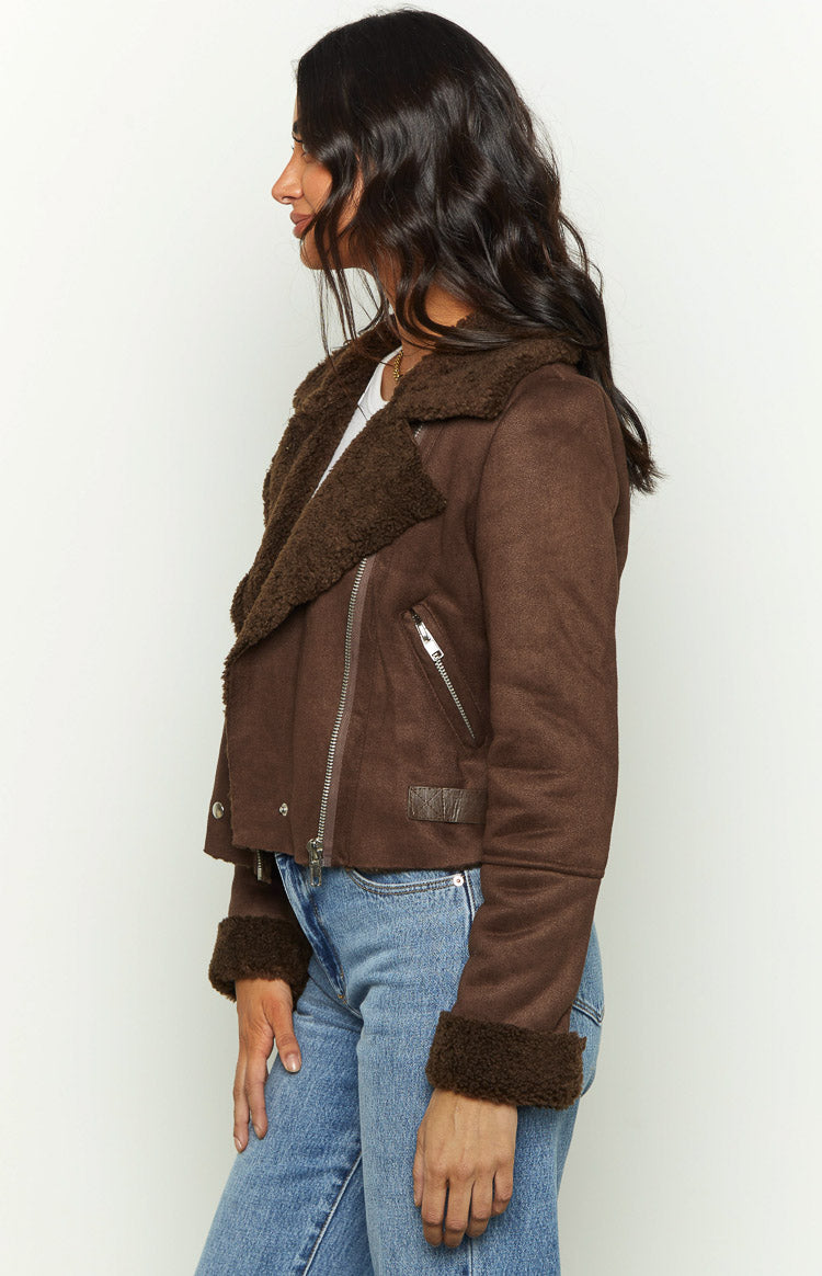 Force Brown Sherpa Jacket