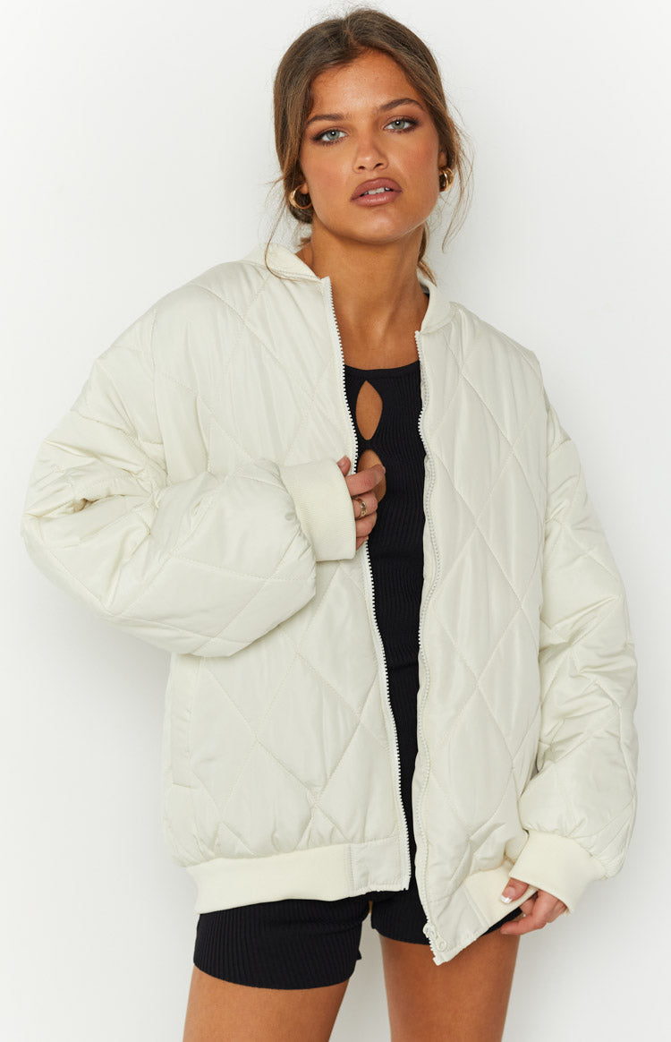 Ramona White Puffer Jacket