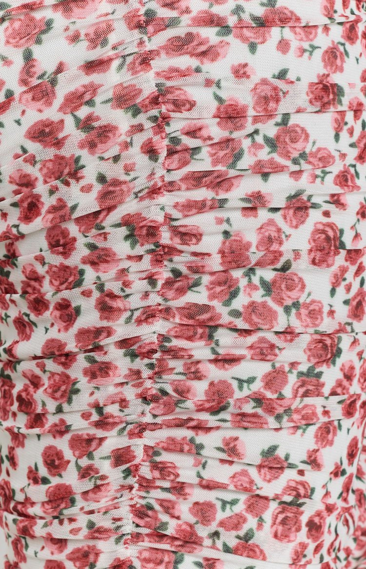Stepford Midi Dress Rose Print