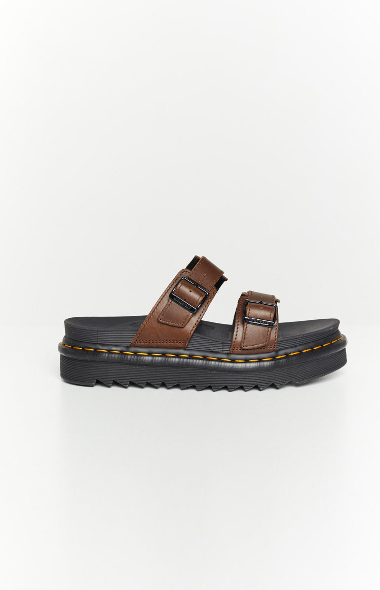 Dr. Martens Myles Slide Sandal Dark Brown