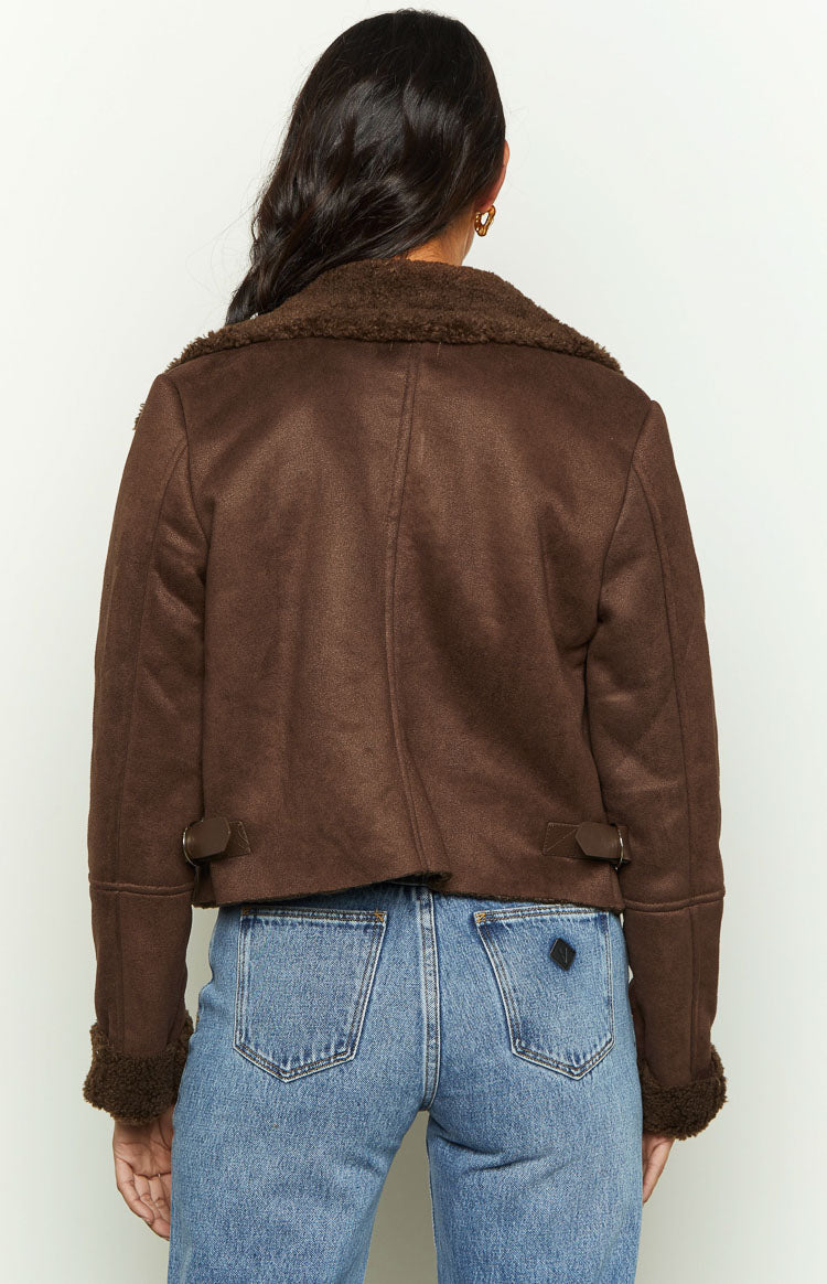 Force Brown Sherpa Jacket